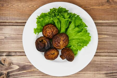 Шампиньоны на углях