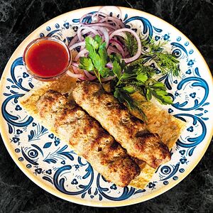 Люля-кебаб из говядины и свинины