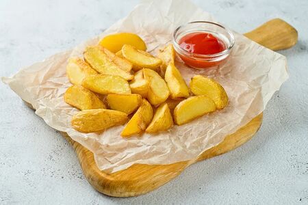 Картофель по-деревенски большой