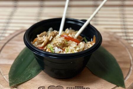 Чахан с курицей