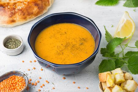 Крем-суп из чечевицы