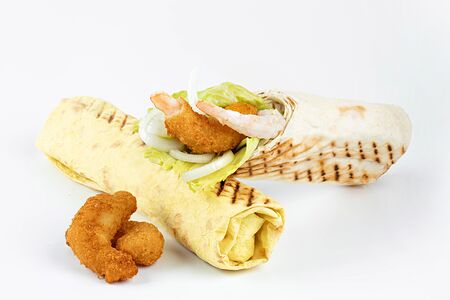 Шаурма с креветкой