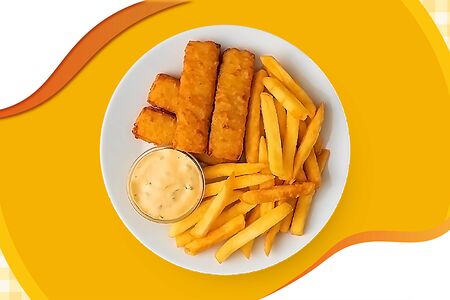 Фиш & Чипс с соусом