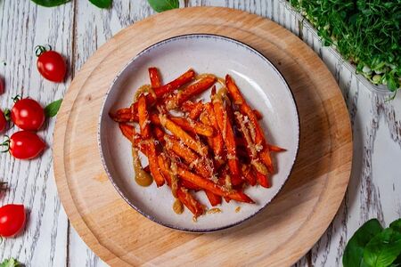 Батат с пармезаном