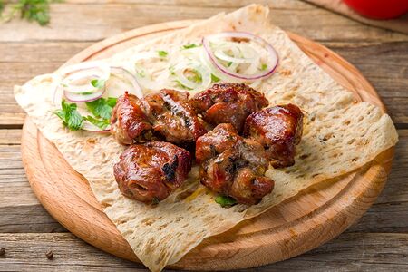 Шашлык из бараньей мякоти