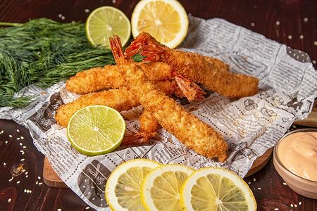 Креветки темпура