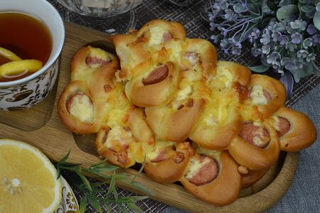 Колосок с сосиской