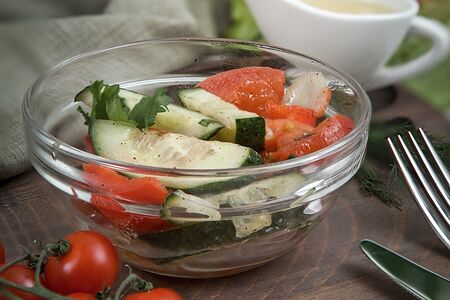 Салат Овощной с маслом