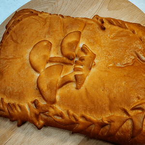 Пирог с грибами и картошкой