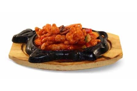 504 Куриное филе, жаренное с ароматными грибами