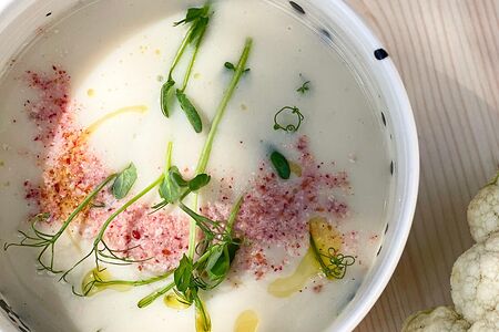 Суп из цветной капусты с трюфелем