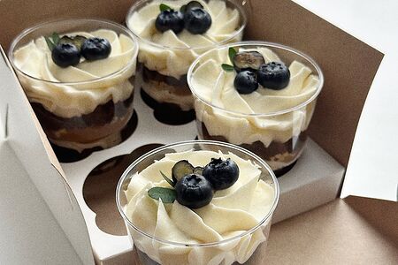 Торт в стакане Сникерс