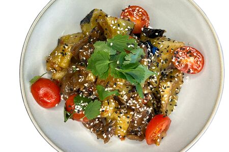 Хрустящие баклажаны с мясом