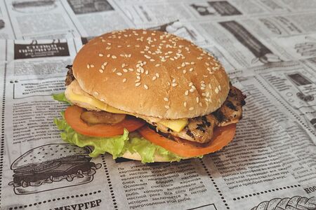 Бургер с курицей