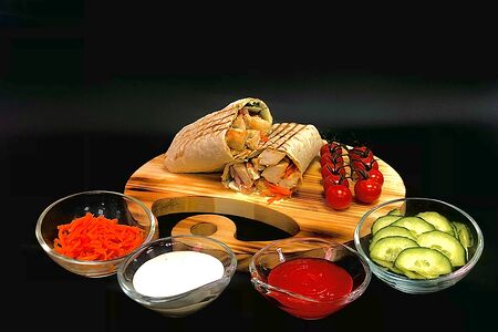 Шаурма сырная большая из курицы