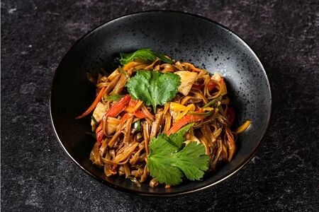 Лапша Wok в соусе терияки