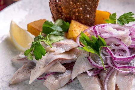 Сельдь с картофелем