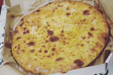 Пирог с сыром и грибами