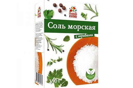 Соль морская с травами