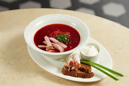 Борщ с говядиной