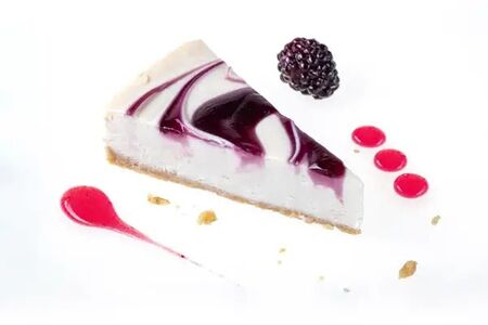 Чизкейк Нью-Йорк с черникой