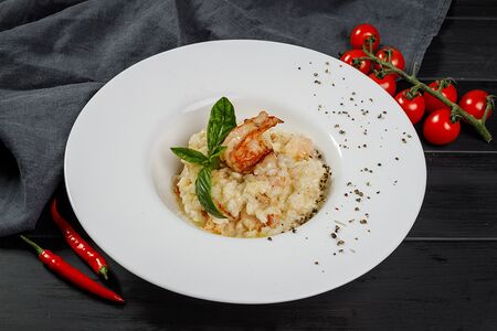 Ризотто с креветками