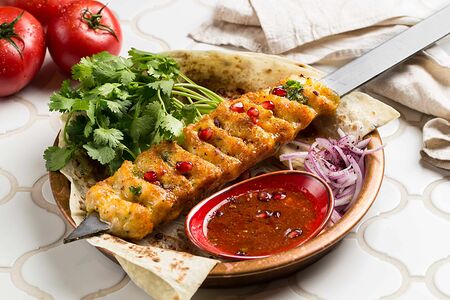 Люля-кебаб из тигровых креветок