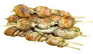 Шампиньоны на шпажке