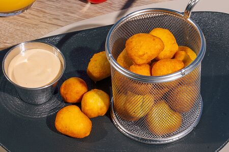 Картофельные пончики