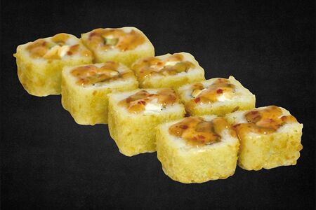 Теплый ролл с курицей