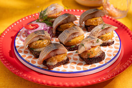 Сельдь с картофелем