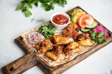 Шашлык из курицы