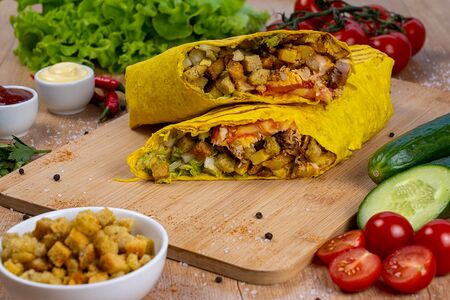 Шаурма Цезарь большая