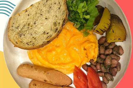 Большой Фанки Вег-версия омлет