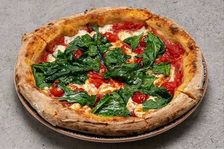 Томаты и шпинат 