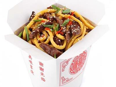 Вок со свининой в соусе терияки