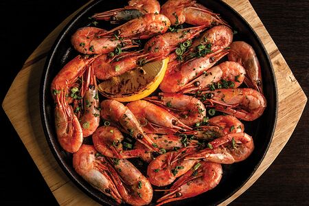 Жареные креветки