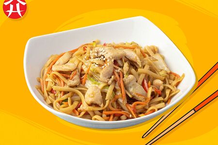 Вок с курицей