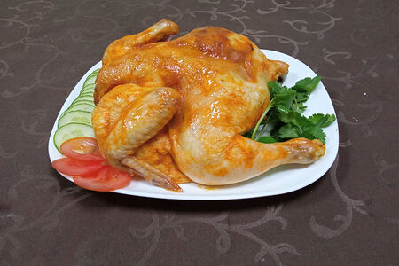 Цыпленок табака с горными приправами