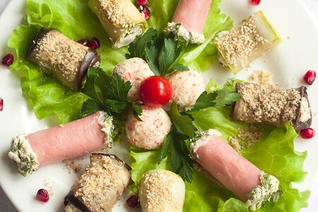 Застолье Ассорти из рулетиков