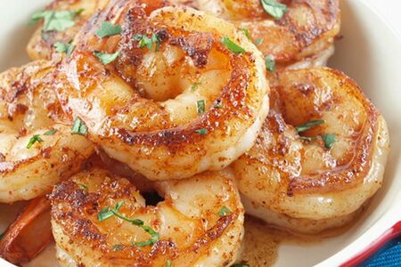 Креветки жареные