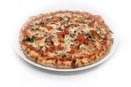 Пицца Сырная с беконом