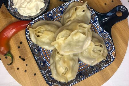 Манты с говядиной