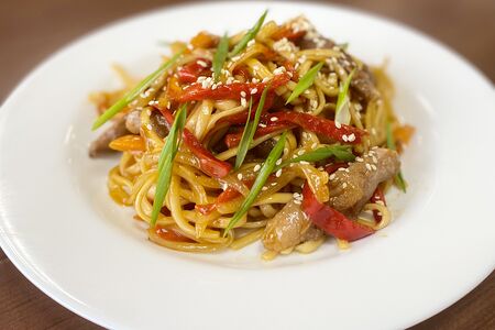 Удон с курицей