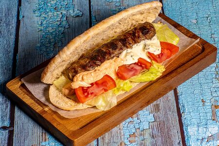 Киприйская пита с бифтеки