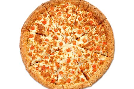 Пицца Цыпленок и томаты на традиционном тесте