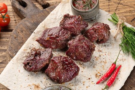 Шашлык из мякоти телятины