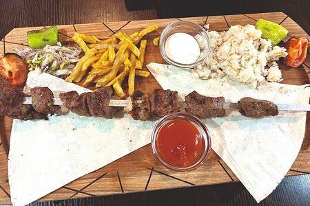 Шашлык по-турецки из баранины