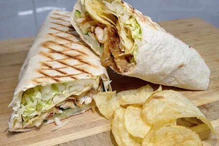 Шаурма с чипсами (маленькая)