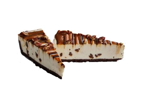 Чизкейк с шоколадом и орехом пекан